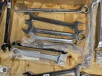 Partij steeksleutels/ringsleutels/combinatiesleutels (20x) - afbeelding 9 van  10