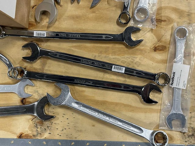 Partij steeksleutels/ringsleutels/combinatiesleutels (20x) - afbeelding 5 van  8