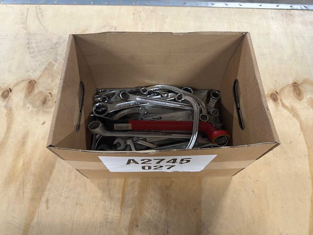 Partij steeksleutels/ringsleutels/combinatiesleutels (25x) - afbeelding 2 van  10