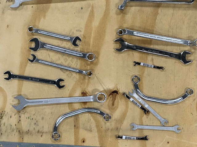 Partij steeksleutels/ringsleutels/combinatiesleutels (25x) - afbeelding 3 van  10