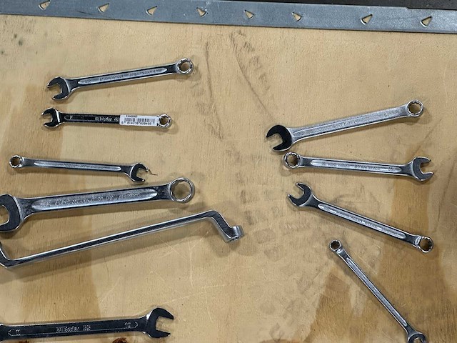 Partij steeksleutels/ringsleutels/combinatiesleutels (25x) - afbeelding 4 van  10