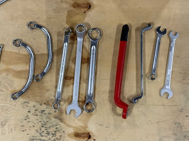 Partij steeksleutels/ringsleutels/combinatiesleutels (25x) - afbeelding 7 van  10