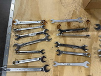 Partij steeksleutels/ringsleutels/combinatiesleutels (40x) - afbeelding 5 van  11