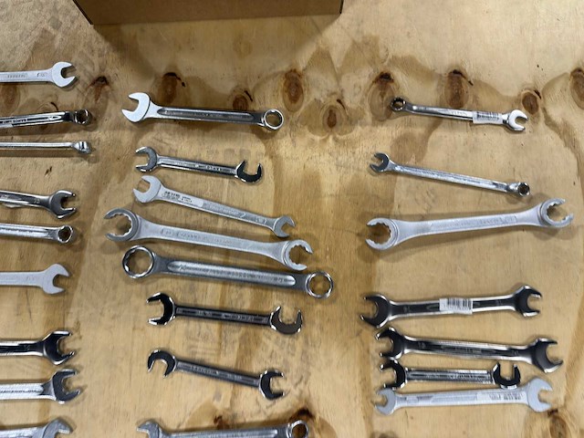 Partij steeksleutels/ringsleutels/combinatiesleutels (40x) - afbeelding 6 van  11