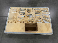 Partij steeksleutels/ringsleutels/combinatiesleutels (40x) - afbeelding 9 van  11