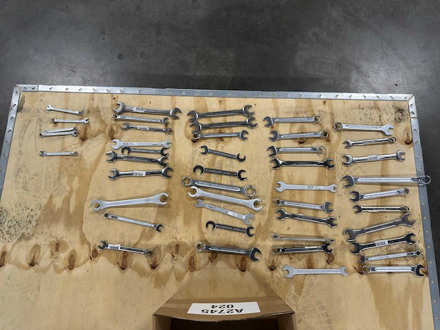 Partij steeksleutels/ringsleutels/combinatiesleutels (40x) - afbeelding 10 van  11