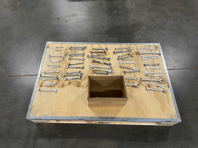 Partij steeksleutels/ringsleutels/combinatiesleutels (50x) - afbeelding 2 van  13