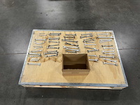 Partij steeksleutels/ringsleutels/combinatiesleutels (50x) - afbeelding 2 van  13