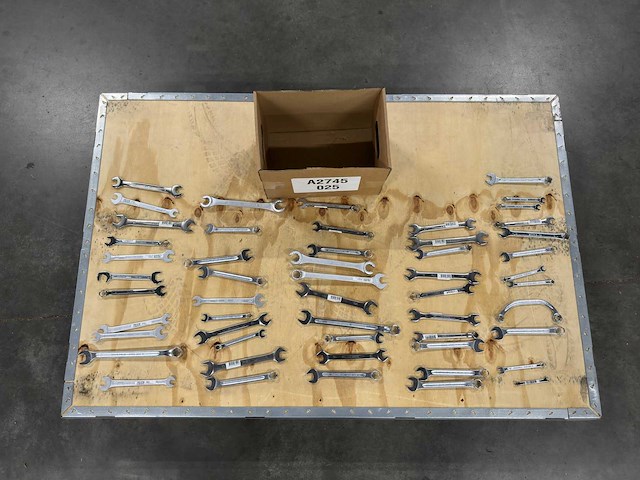 Partij steeksleutels/ringsleutels/combinatiesleutels (50x) - afbeelding 4 van  13