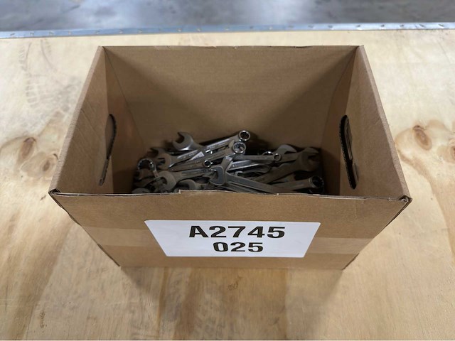 Partij steeksleutels/ringsleutels/combinatiesleutels (50x) - afbeelding 5 van  13