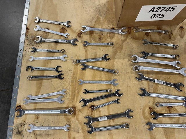 Partij steeksleutels/ringsleutels/combinatiesleutels (50x) - afbeelding 6 van  13