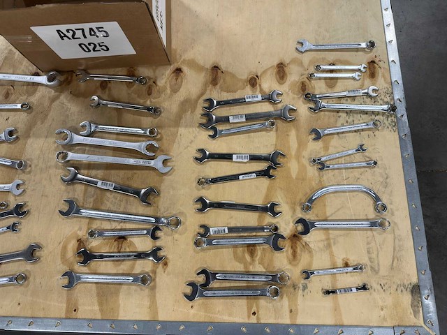 Partij steeksleutels/ringsleutels/combinatiesleutels (50x) - afbeelding 7 van  13