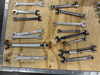 Partij steeksleutels/ringsleutels/combinatiesleutels (50x) - afbeelding 12 van  13