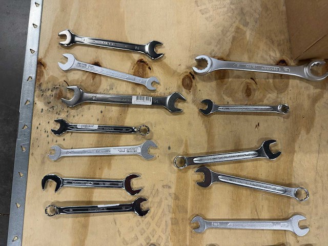 Partij steeksleutels/ringsleutels/combinatiesleutels (50x) - afbeelding 8 van  13