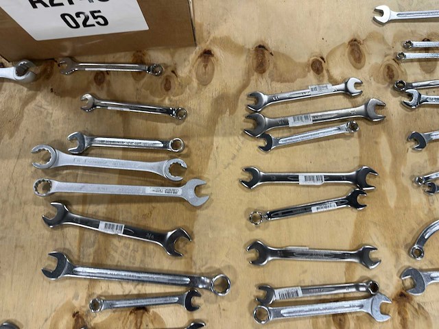 Partij steeksleutels/ringsleutels/combinatiesleutels (50x) - afbeelding 13 van  13