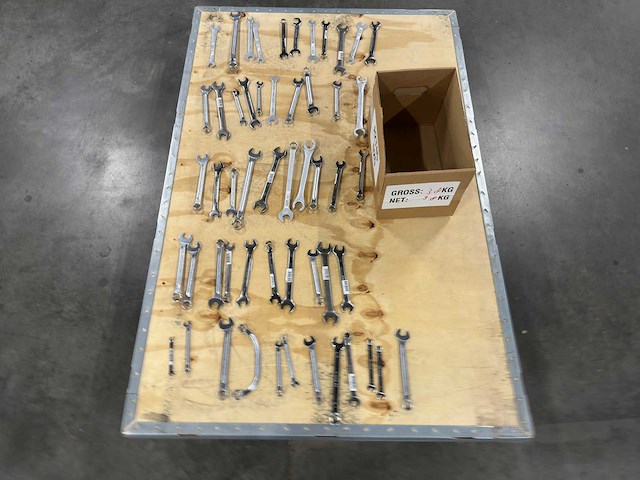 Partij steeksleutels/ringsleutels/combinatiesleutels (50x) - afbeelding 10 van  13