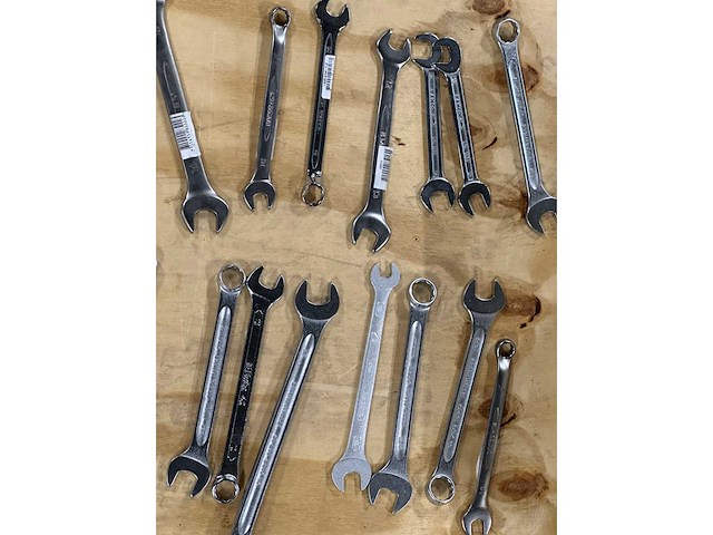 Partij steeksleutels/ringsleutels/combinatiesleutels (50x) - afbeelding 14 van  14