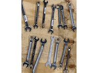 Partij steeksleutels/ringsleutels/combinatiesleutels (50x) - afbeelding 14 van  14