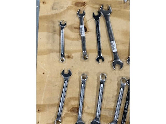 Partij steeksleutels/ringsleutels/combinatiesleutels (50x) - afbeelding 2 van  14