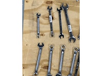 Partij steeksleutels/ringsleutels/combinatiesleutels (50x) - afbeelding 2 van  14