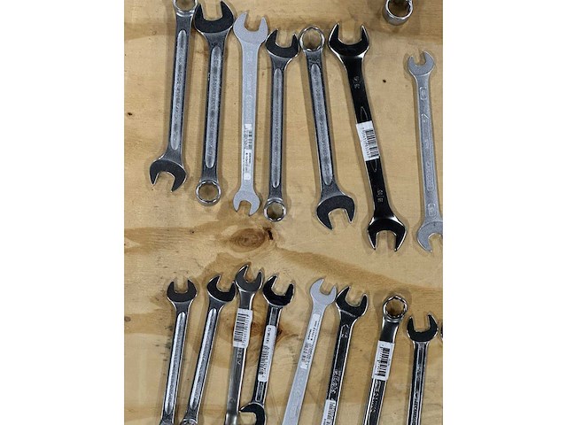 Partij steeksleutels/ringsleutels/combinatiesleutels (50x) - afbeelding 3 van  14