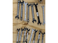 Partij steeksleutels/ringsleutels/combinatiesleutels (50x) - afbeelding 3 van  14