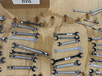 Partij steeksleutels/ringsleutels/combinatiesleutels (50x) - afbeelding 11 van  14