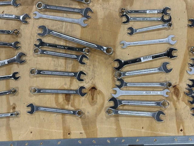 Partij steeksleutels/ringsleutels/combinatiesleutels (50x) - afbeelding 7 van  14