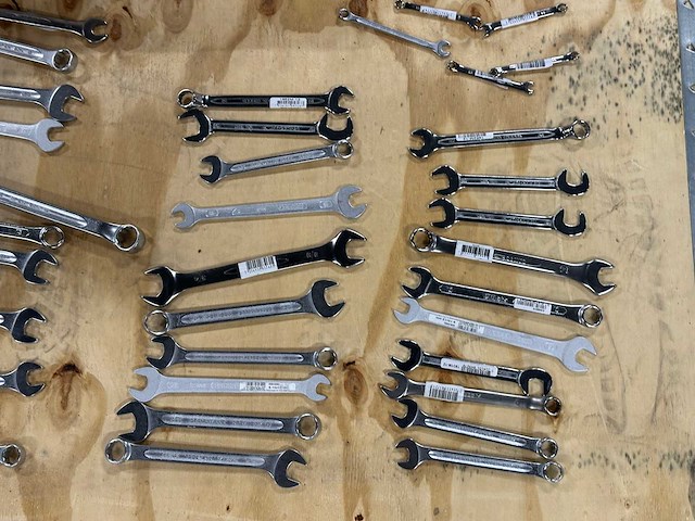 Partij steeksleutels/ringsleutels/combinatiesleutels (50x) - afbeelding 8 van  14