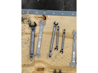 Partij steeksleutels/ringsleutels/combinatiesleutels (50x) - afbeelding 9 van  14