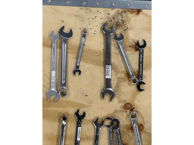 Partij steeksleutels/ringsleutels/combinatiesleutels (50x) - afbeelding 10 van  14