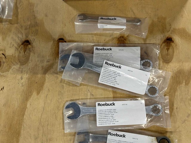 Partij steeksleutels/ringsleutels/combinatiesleutels - afbeelding 4 van  8