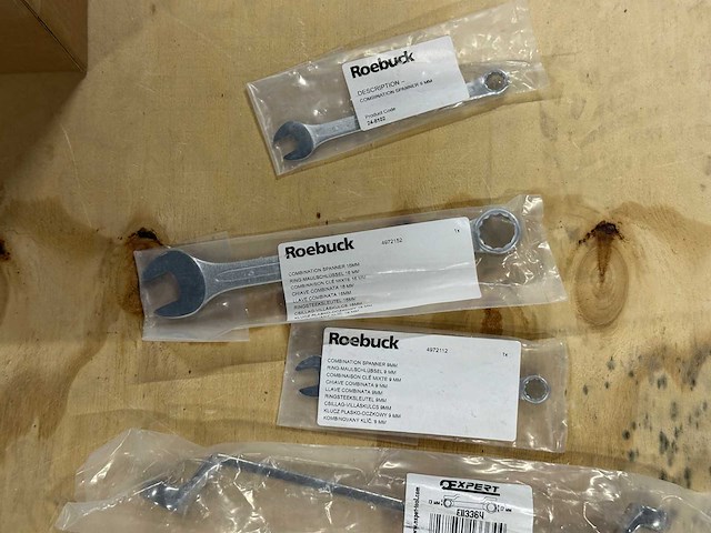 Partij steeksleutels/ringsleutels/combinatiesleutels - afbeelding 5 van  8