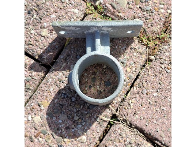 Partij steigerbuis koppelstukken | muurbevestiging/leuningdrager - afbeelding 2 van  7