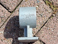Partij steigerbuis koppelstukken | muurbevestiging/leuningdrager - afbeelding 4 van  7