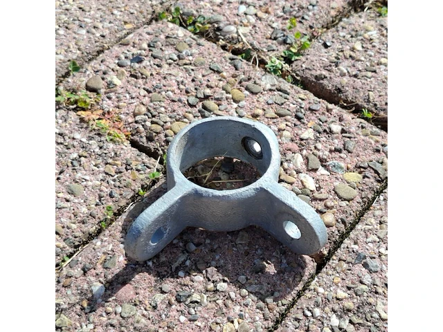 Partij steigerbuis koppelstukken | scharnierstuk met dubbel oogdeel, 90 graden - afbeelding 1 van  8