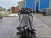 Partij steigerbuizen op 2x transportbok - afbeelding 4 van  11