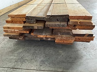 Partij steigerhouten planken met breuk 500x19,5x3 cm - afbeelding 2 van  8