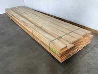 Partij steigerhouten planken met breuk 500x19,5x3 cm - afbeelding 1 van  9