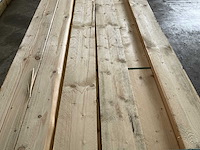 Partij steigerhouten planken met breuk 500x19,5x3 cm - afbeelding 4 van  9