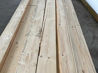 Partij steigerhouten planken met breuk 500x19,5x3 cm - afbeelding 5 van  9