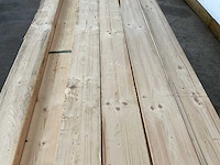 Partij steigerhouten planken met breuk 500x19,5x3 cm - afbeelding 6 van  9