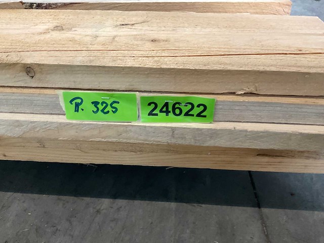 Partij steigerhouten planken met breuk 500x19,5x3 cm - afbeelding 2 van  9