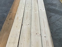 Partij steigerhouten planken met breuk 500x19,5x3 cm - afbeelding 5 van  9