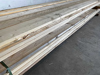 Partij steigerhouten planken met breuk 500x19,5x3 cm - afbeelding 11 van  12