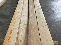Partij steigerhouten planken met breuk 500x19,5x3 cm - afbeelding 6 van  12