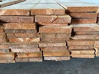 Partij steigerhouten planken met breuk 500x19,5x3 cm - afbeelding 2 van  11