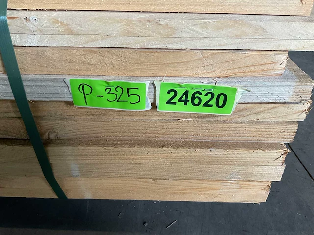 Partij steigerhouten planken met breuk 500x19,5x3 cm - afbeelding 3 van  11