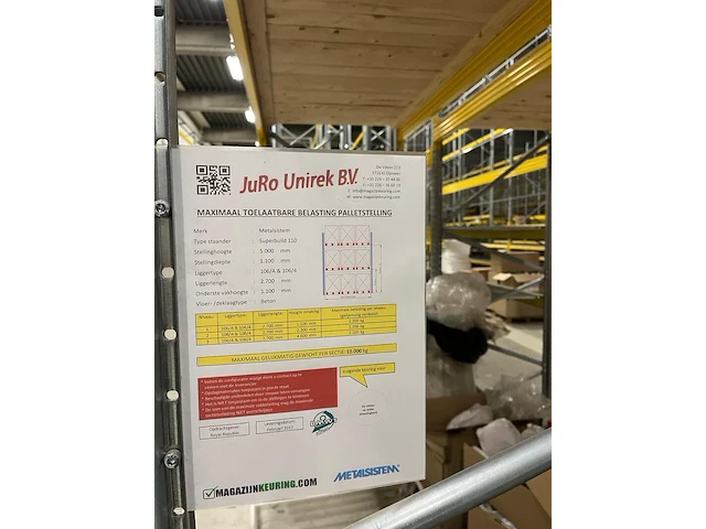 Partij stellingmateriaal, metalsistem, superbuild 110, (exacte aantallen in bijzonderheden) - afbeelding 7 van  9