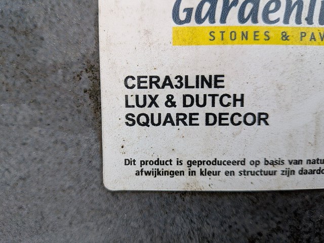 Partij stenen en tegels o.a. gardenlux - afbeelding 31 van  32